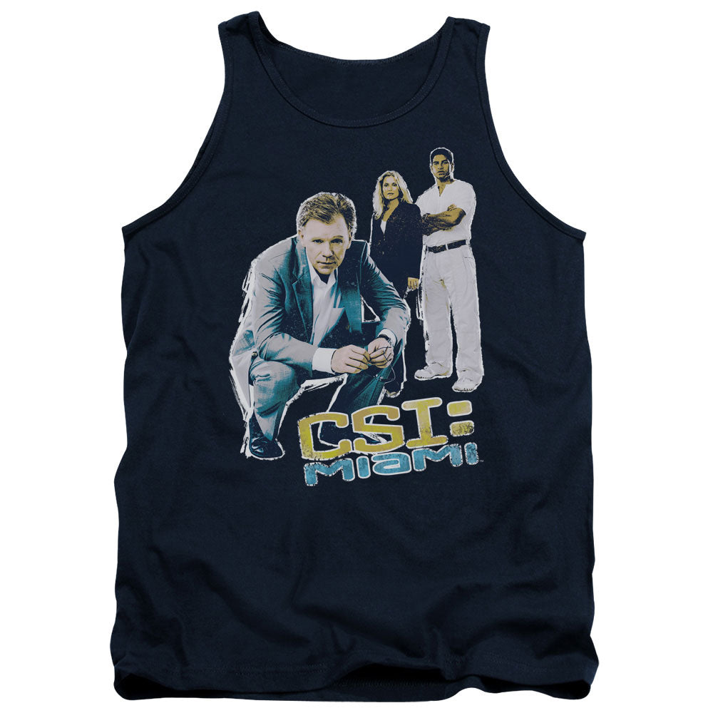 Csi:miami - In Perspective - Adult Tank - Navy