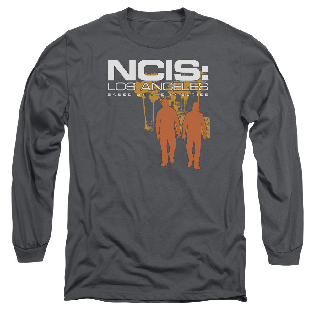 Ncis:la - Slow Walk - Long Sleeve Adult 18/1 - Charcoal T-shirt