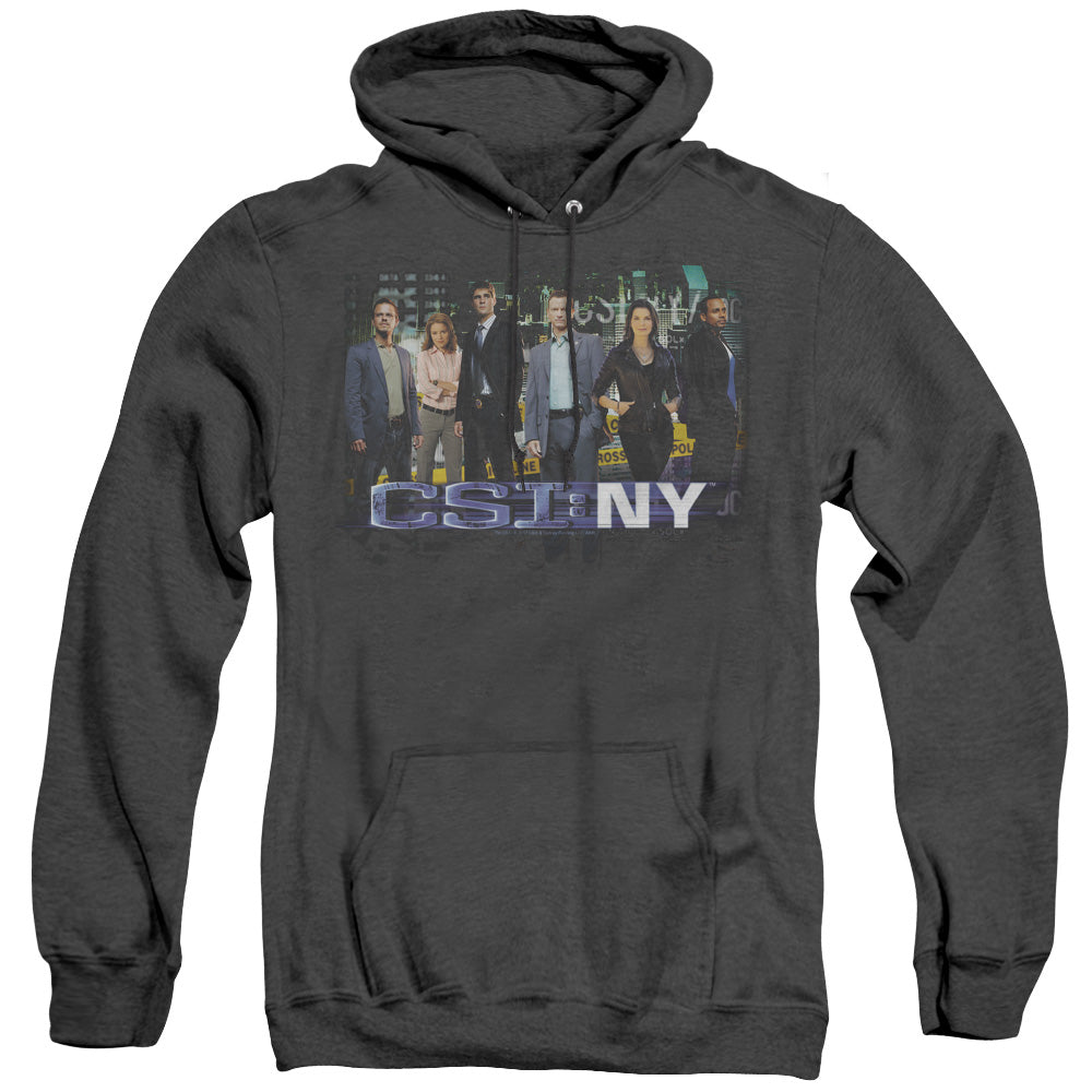 Csi Ny - Cast - Adult Heather Hoodie - Black