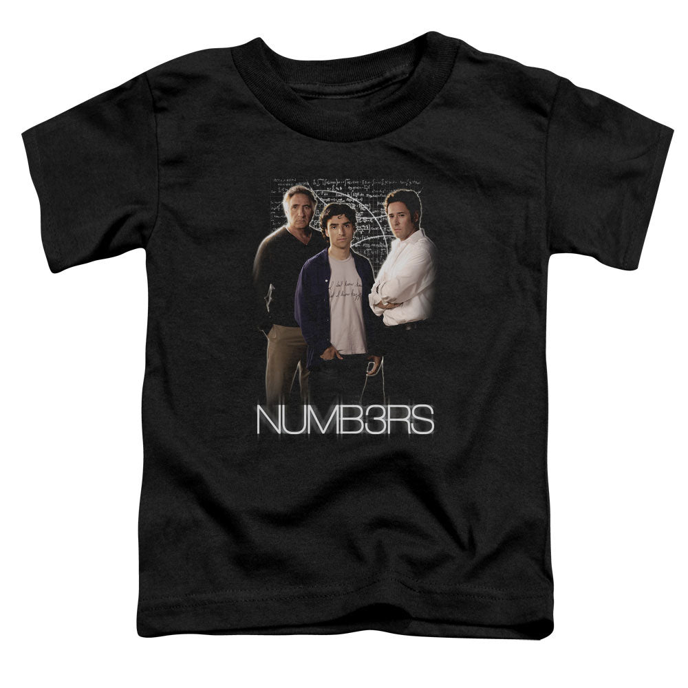 Numbers - Equations - Short Sleeve Toddler Tee - Black T-shirt