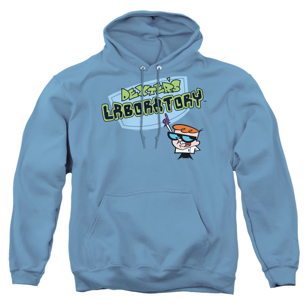 Dexters Laboratory - Logo - Adult Pull-over Hoodie - Carolina Blue