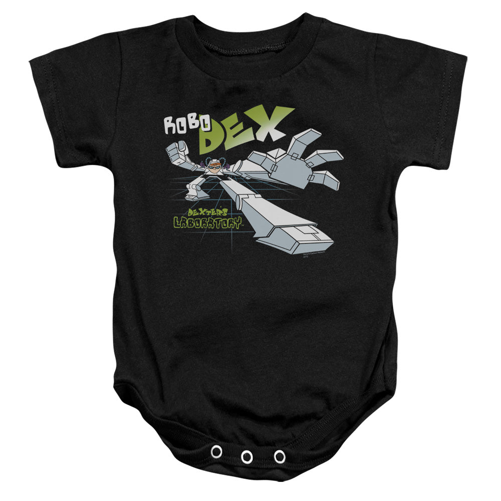 Dexters Laboratory - Robo Dex-infant Snapsuit - Black