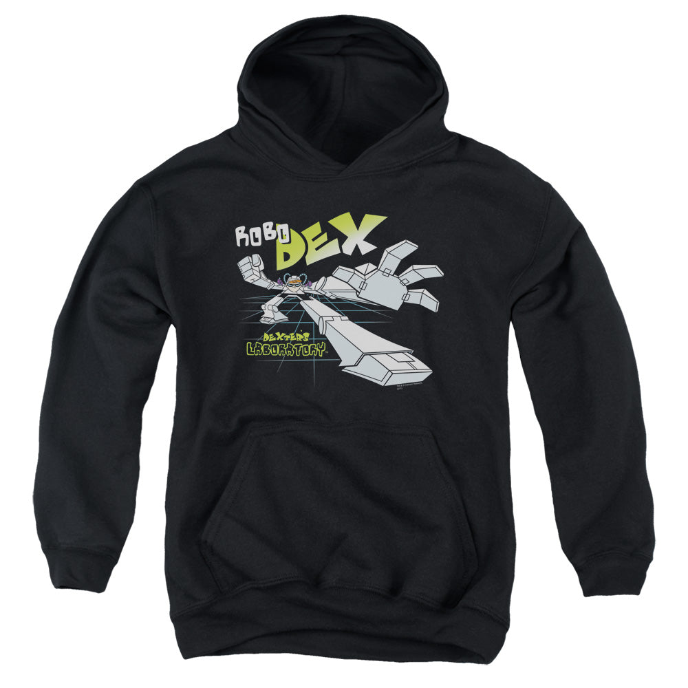 Dexters Laboratory - Robo Dex - Youth Pull-over Hoodie - Black