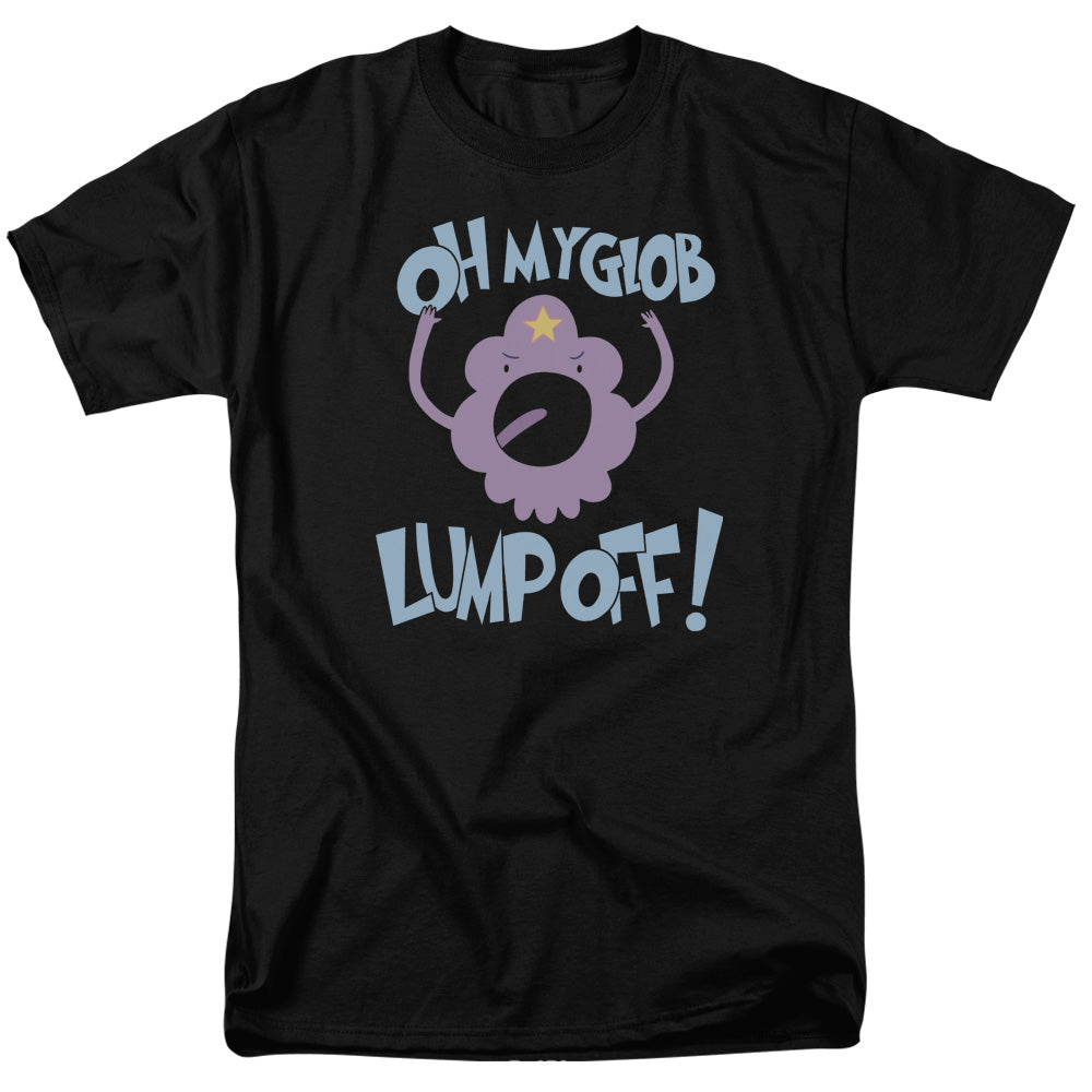 Adventure Time - Lump Off - Short Sleeve Adult 18/1 - Black T-shirt