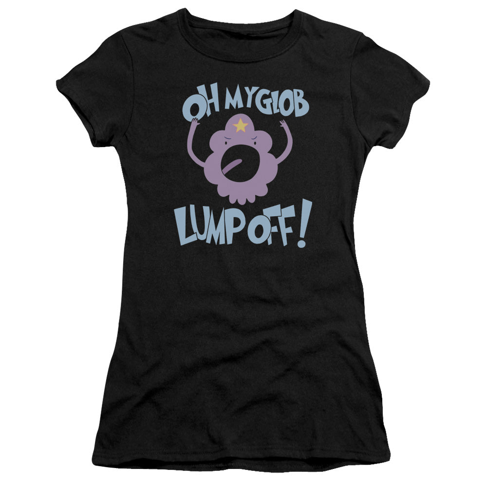 Adventure Time - Lump Off - Short Sleeve Junior Sheer - Black T-shirt