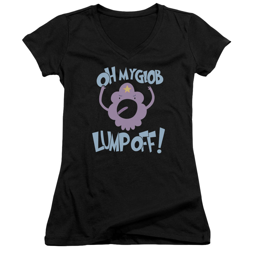 Adventure Time - Lump Off-junior V-neck - Black