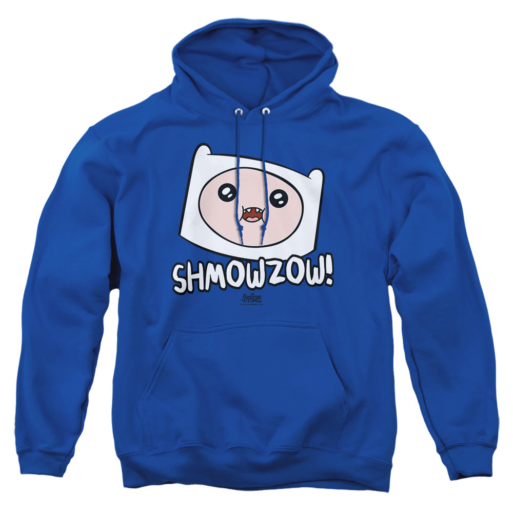 Adventure Time - Shmowzow - Adult Pull-over Hoodie - Royal Blue