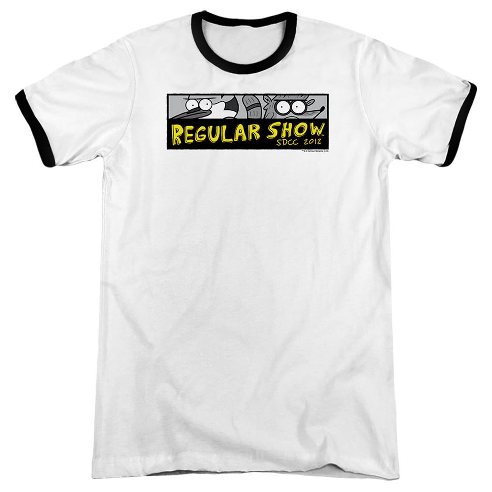 The Regular Show - Rs Sdcc 2012 - Adult Ringer - White/black