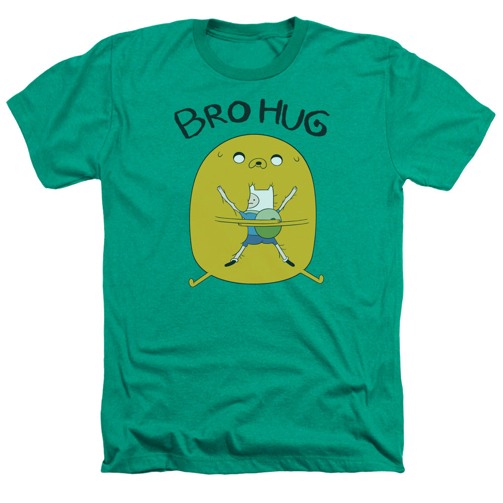 Adventure Time - Bro Hug - Adult Heather - Kelly Green