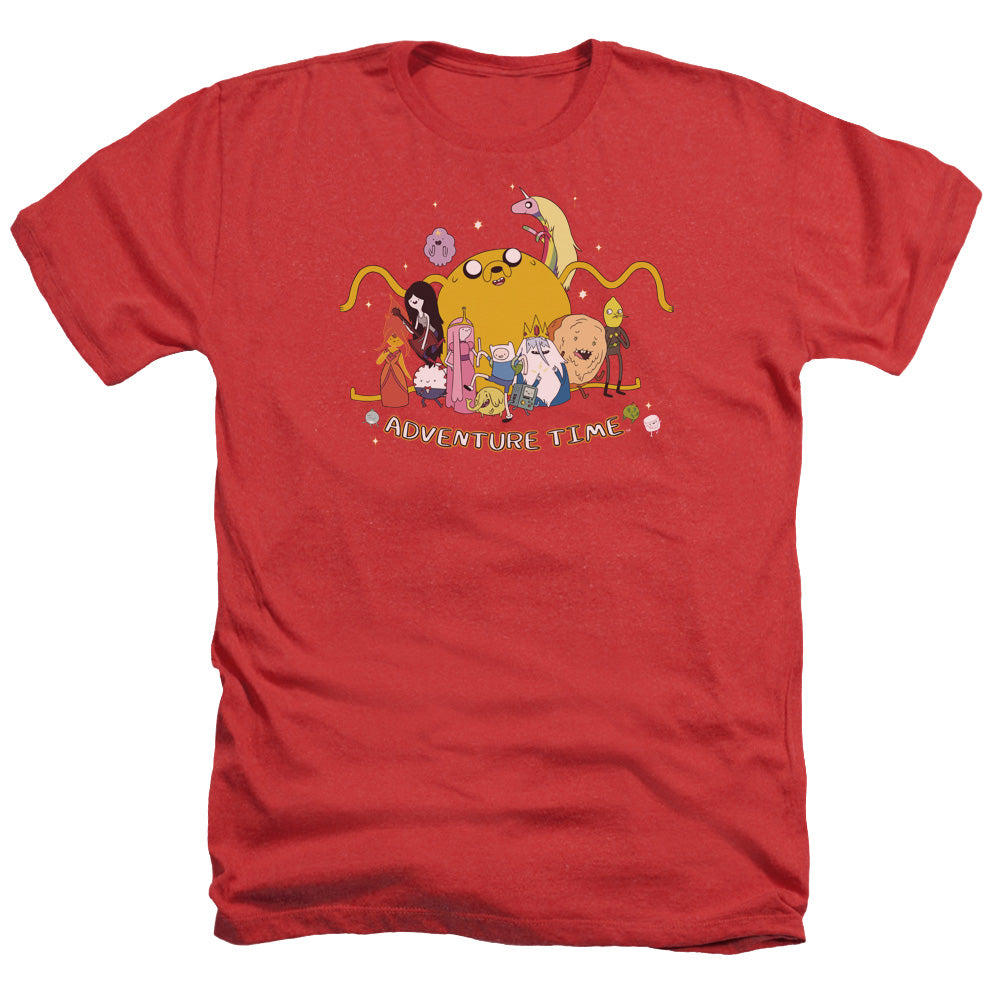 Adventure Time - Outstretched - Adult Heather - Red