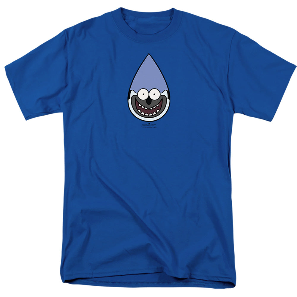 Regular Show - Mordecai - Short Sleeve Adult 18/1 - Royal Blue T-shirt