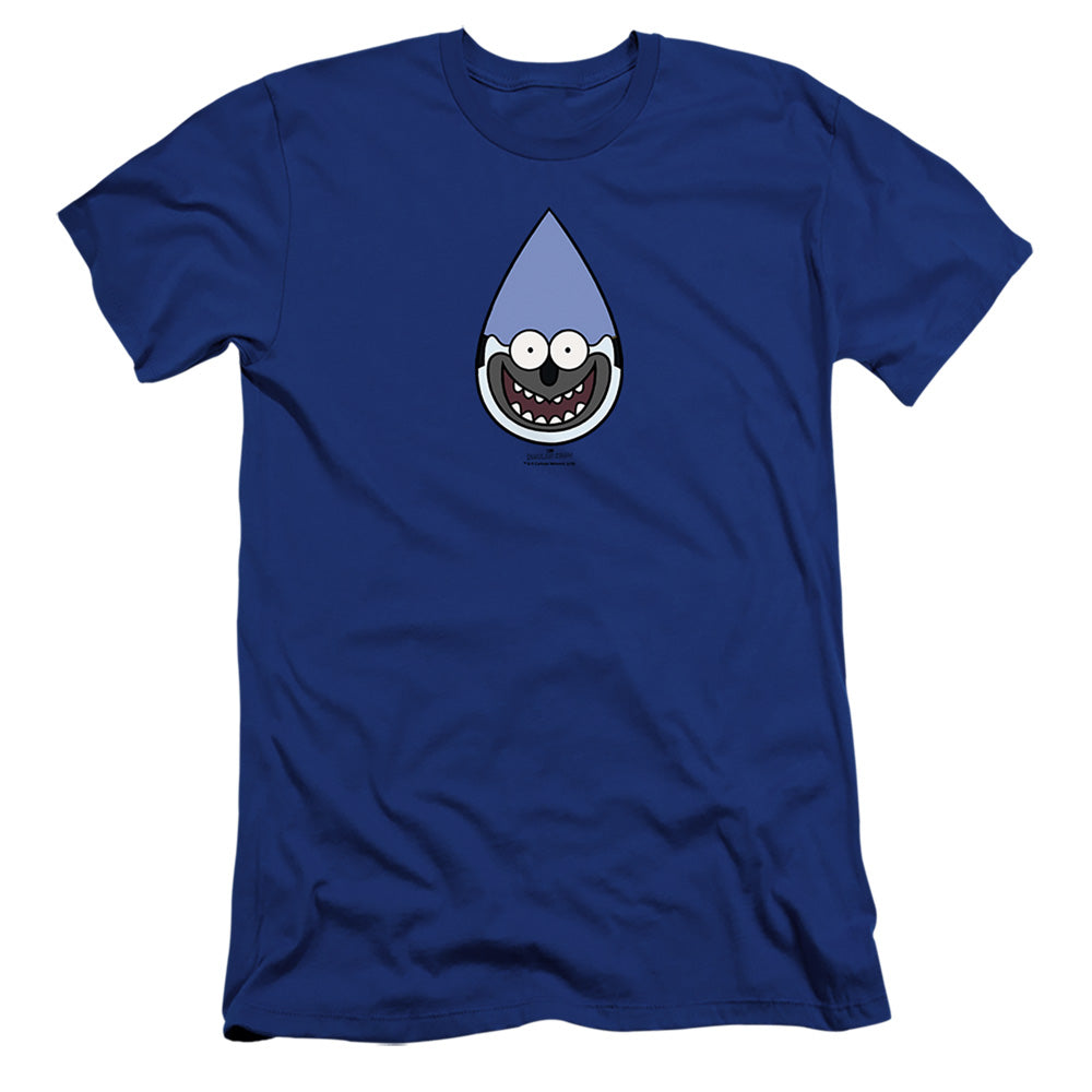 Regular Show - Mordecai-hbo Short Sleeve Adult 30/1 - Royal Blue T-shirt