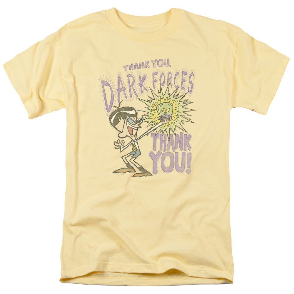 Dexters Laboratory - Dark Forces - Short Sleeve Adult 18/1 - Banana T-shirt