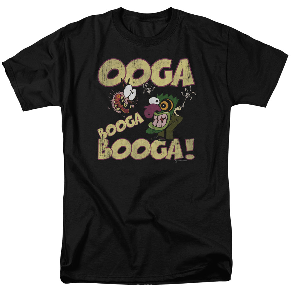 Courage - Ooga Booga Booga - Short Sleeve Adult 18/1 - Black T-shirt