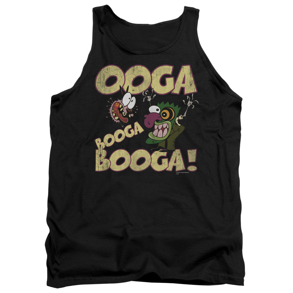 Courage - Ooga Booga Booga - Adult Tank - Black
