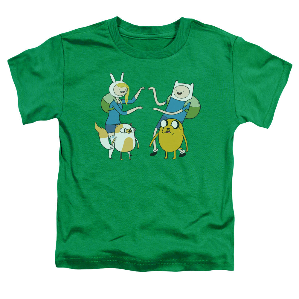 Adventure Time - Meet Up - Short Sleeve Toddler Tee - Kelly Green T-shirt