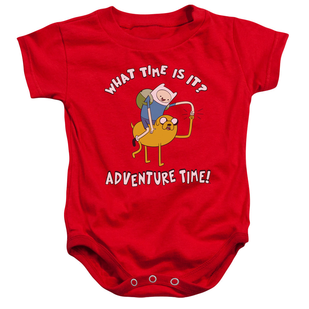 Adventure Time - Ride Bump-infant Snapsuit - Red