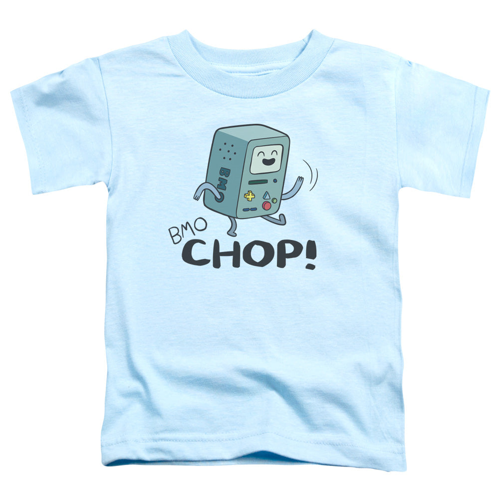 Adventure Time - Bmo Chop - Short Sleeve Toddler Tee - Light Blue T-shirt