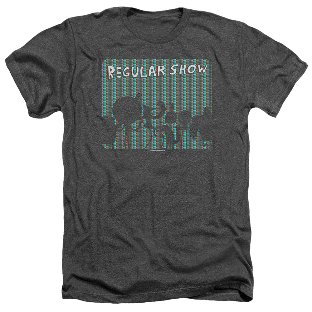 Regular Show - Rgb Group - Adult Heather-black
