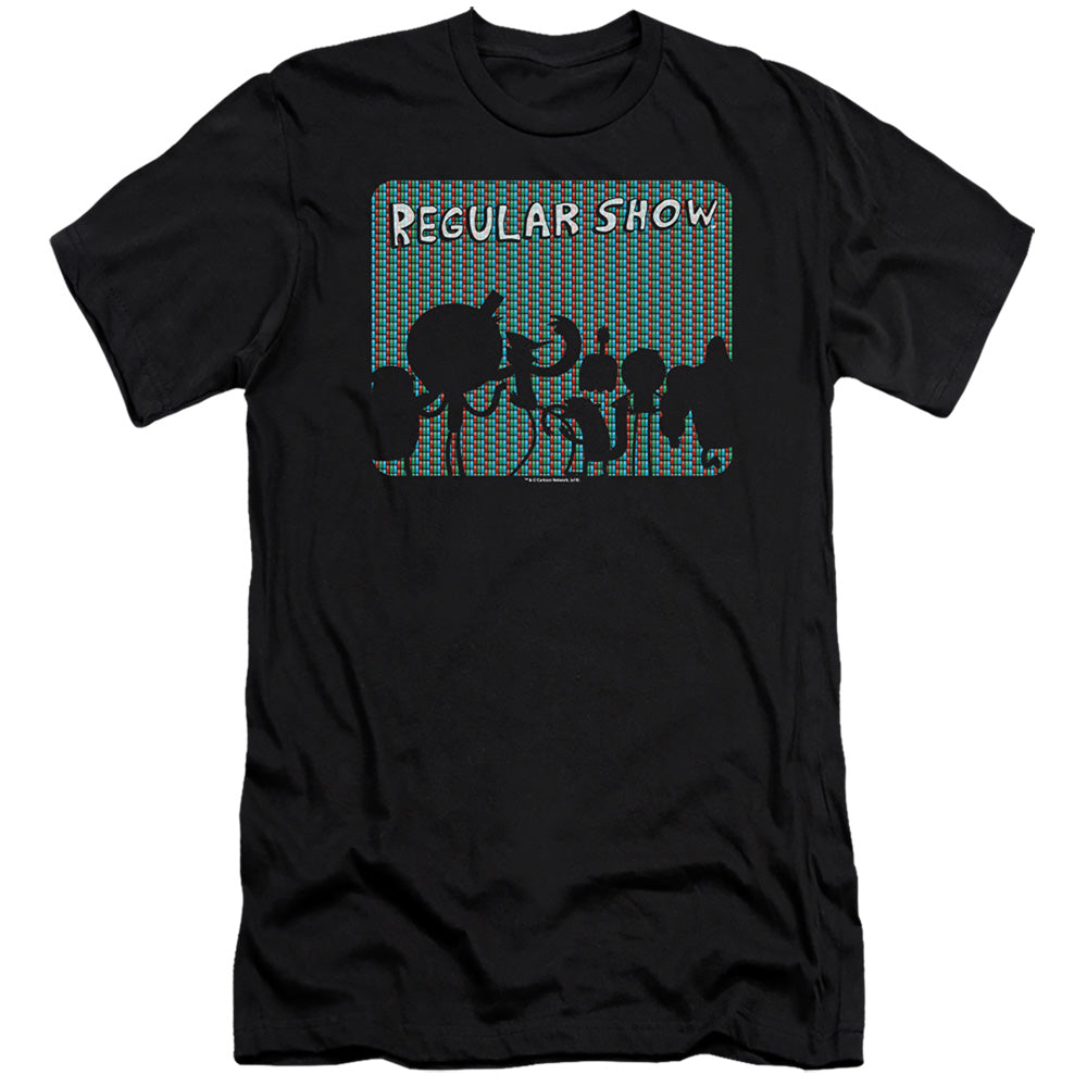 Regular Show - Rgb Group-hbo Short Sleeve Adult 30/1 - Black T-shirt