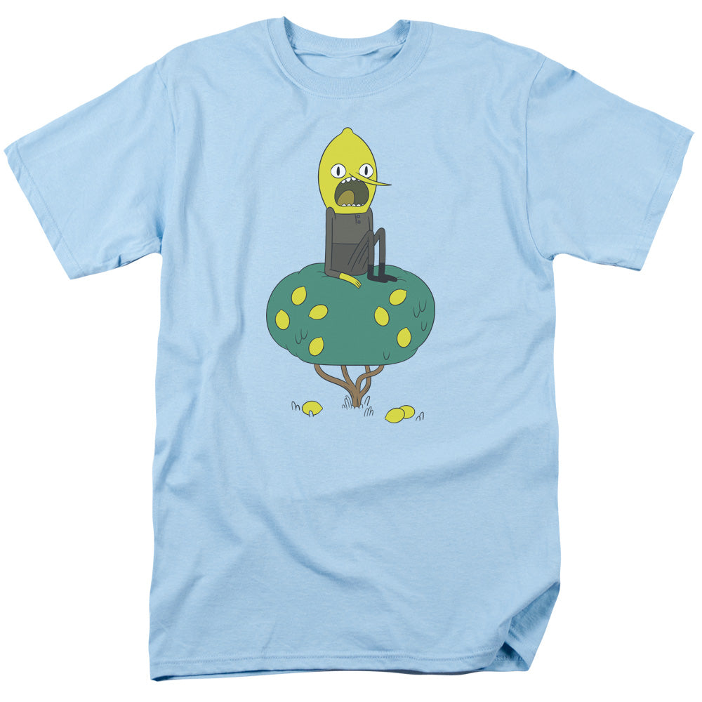 Adventure Time - Lemongrab - Short Sleeve Adult 18/1 - Light Blue T-shirt