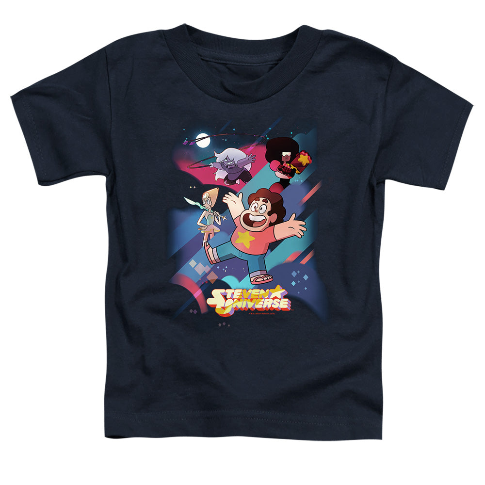 Steven Universe - Group Shot - Short Sleeve Toddler Tee - Navy T-shirt