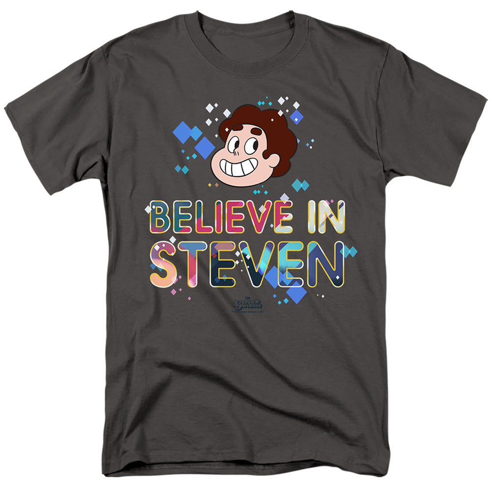Steven Universe - Believe - Short Sleeve Adult 18/1 - Royal Blue T-shirt