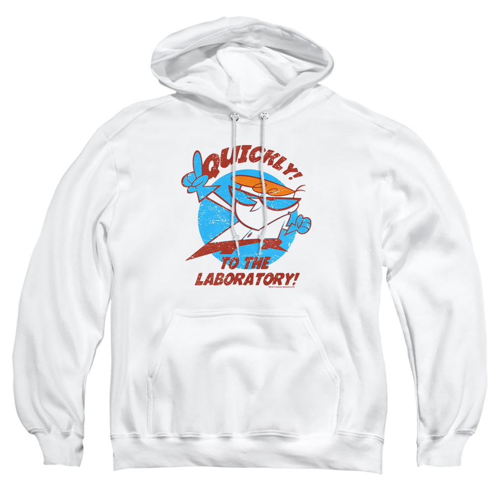 Dexters Laboratory - Quickly - Adult Pull-over Hoodie - White
