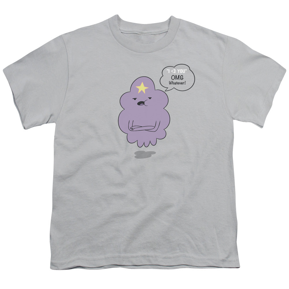 Adventure Time - Lsp Omg - Short Sleeve Youth 18/1 - Silver T-shirt