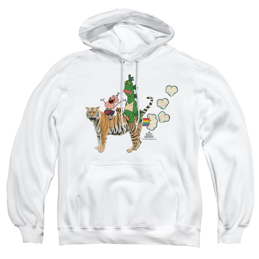 Uncle Grandpa - Fart Hearts - Adult Pull-over Hoodie - White