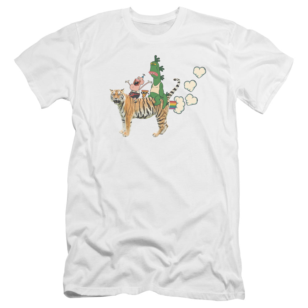 Uncle Grandpa - Fart Hearts-hbo Short Sleeve Adult 30/1 - White T-shirt