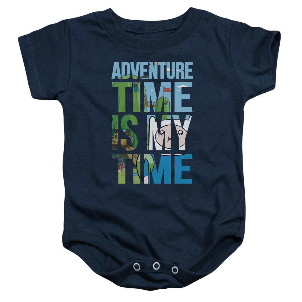 Adventure Time - My Time-infant Snapsuit - Navy