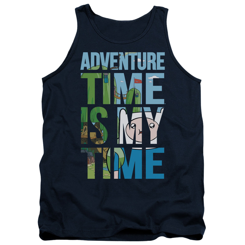 Adventure Time - My Time - Adult Tank - Navy