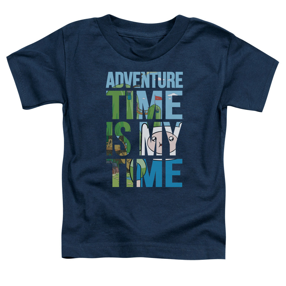 Adventure Time - My Time - Short Sleeve Toddler Tee - Navy T-shirt