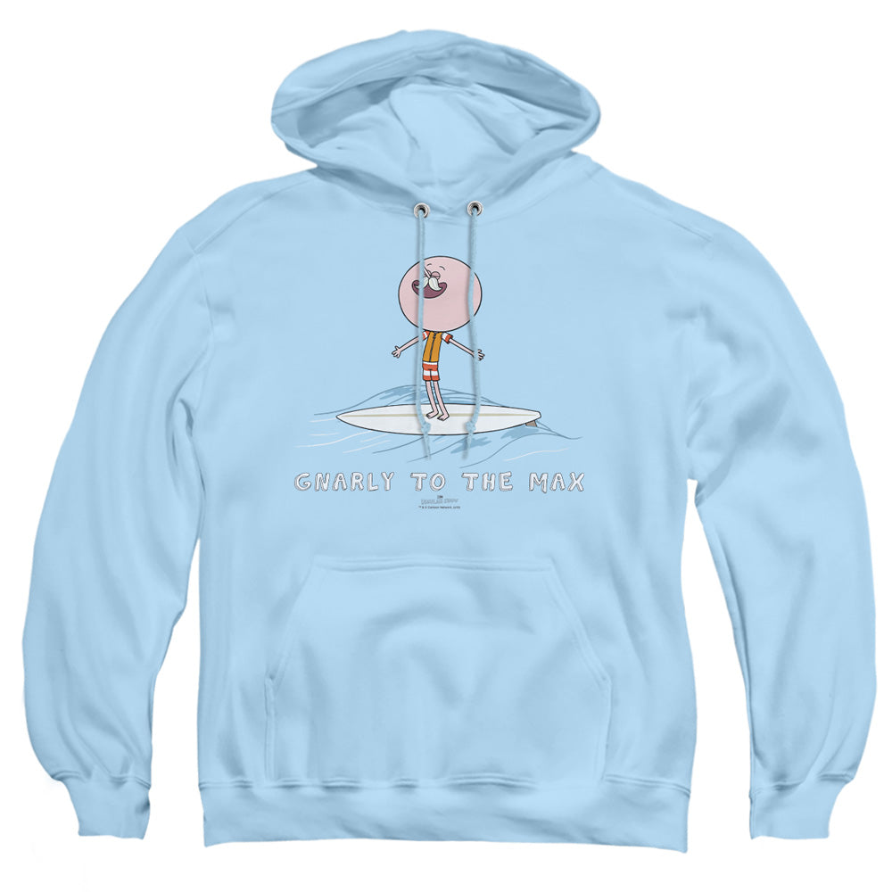 Regular Show - Gnarly - Adult Pull-over Hoodie - Light Blue