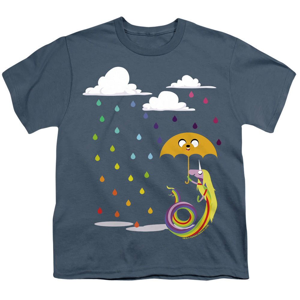 Adventure Time - Lady In The Rain - Short Sleeve Youth 18/1 - Athletic Heather T-shirt