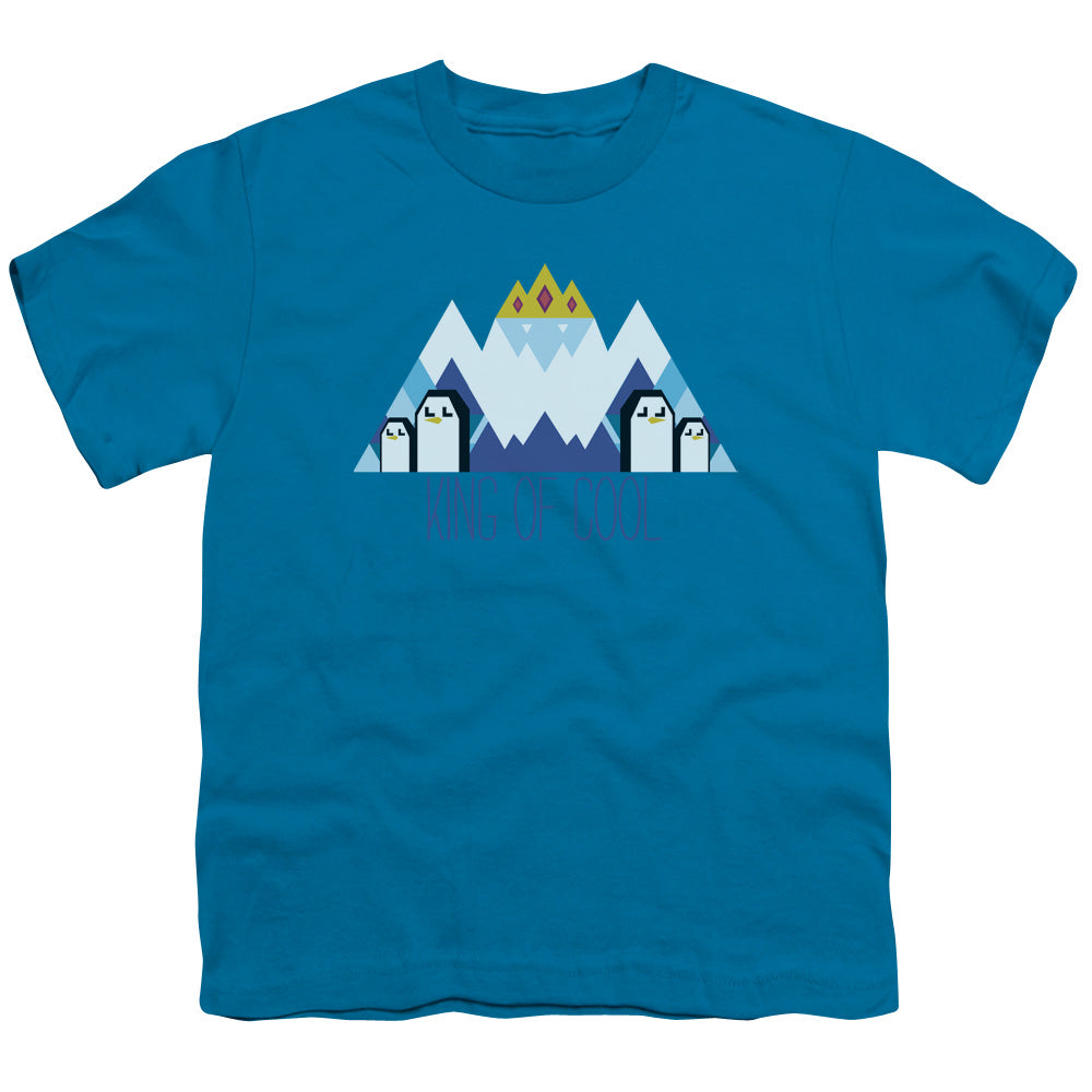 Adventure Time - Ice King Geo - Short Sleeve Youth 18/1 - Turquoise T-shirt