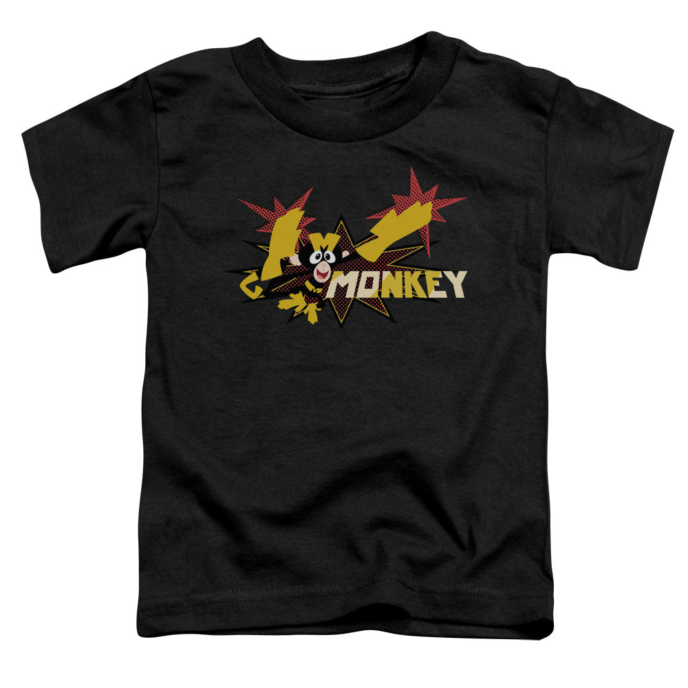 Dexterss Laboratory - Monkey - Short Sleeve Toddler Tee - Black T-shirt