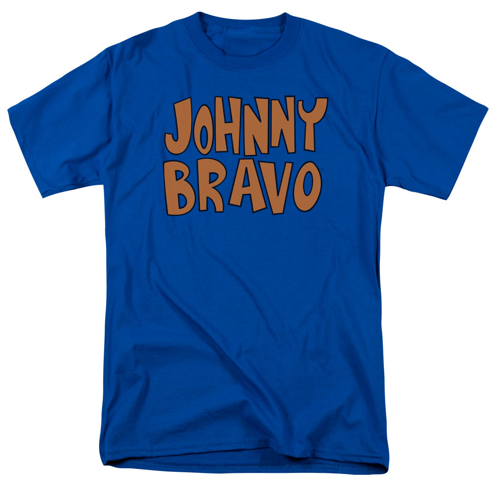 Johnny Bravo - Jb Logo - Short Sleeve Adult 18/1 - Royal Blue T-shirt