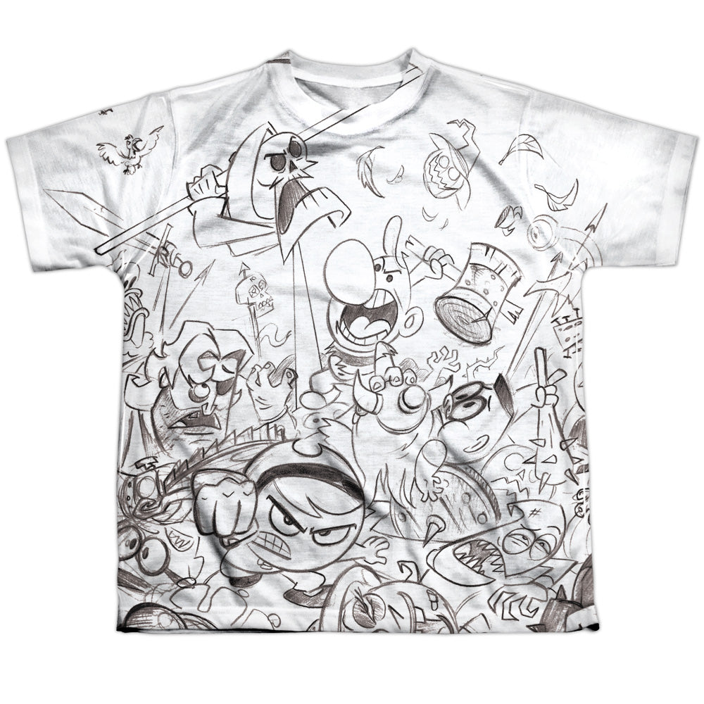 GRIM ADVENTURES OF BILLY AND MANDY BRAWL-S/S YOUTH T-Shirt