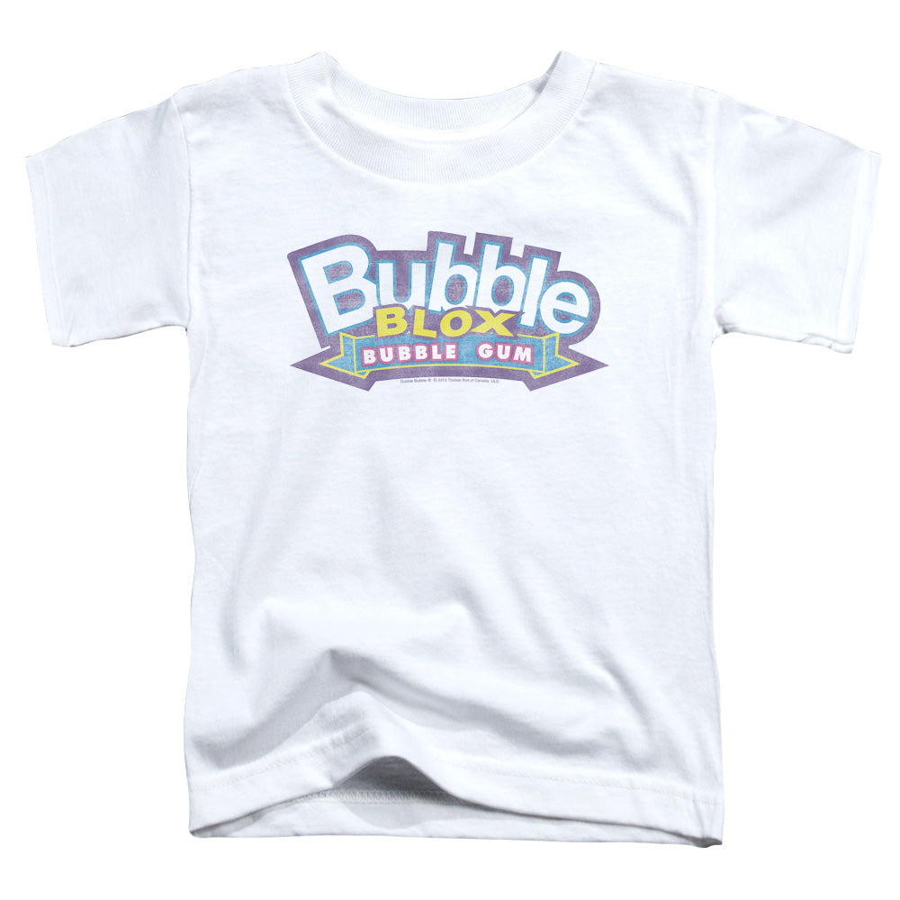 Dubble Bubble - Bubble Blox - Short Sleeve Toddler Tee - White T-shirt