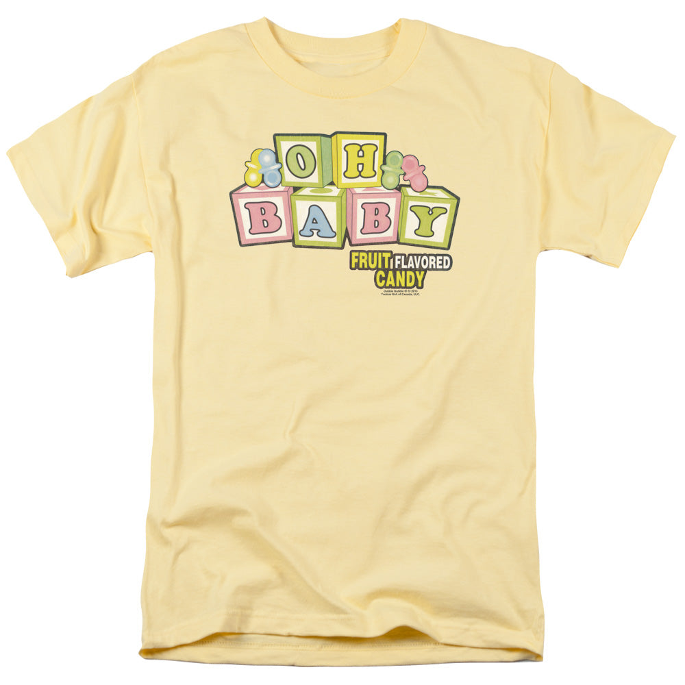 Dubble Bubble - Oh Baby - Short Sleeve Adult 18/1 - Banana T-shirt