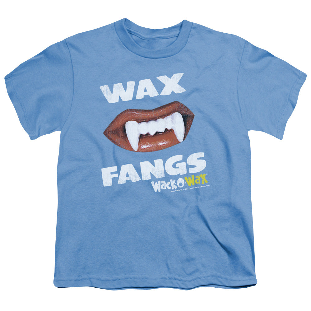 Dubble Bubble - Wax Fangs - Short Sleeve Youth 18/1 - Carolina Blue T-shirt