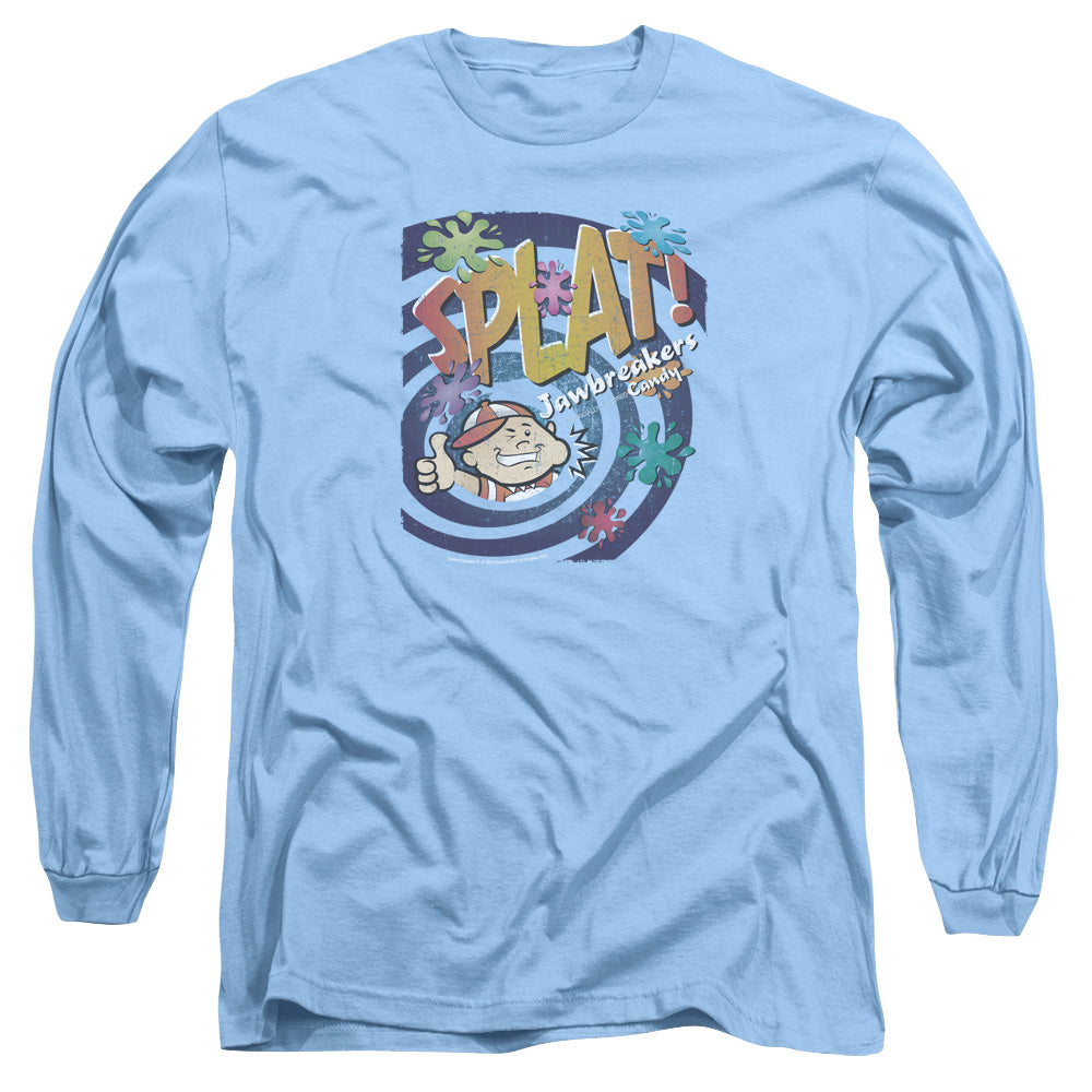 Dubble Bubble - Splat Jawbreakers - Long Sleeve Adult 18/1 - Carolina Blue T-shirt