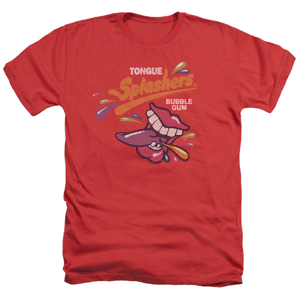 Dubble Bubble - Distress Logo - Adult Heather - Red