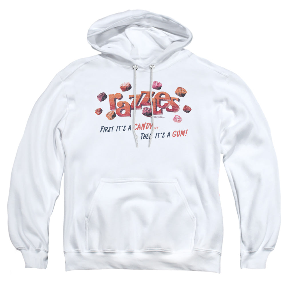 Dubble Bubble - A Gum And A Candy - Adult Pull-over Hoodie - White