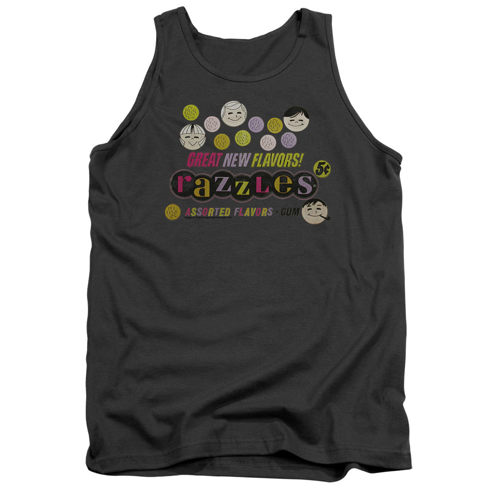 Dubble Bubble - Razzles Retro Box - Adult Tank - Charcoal