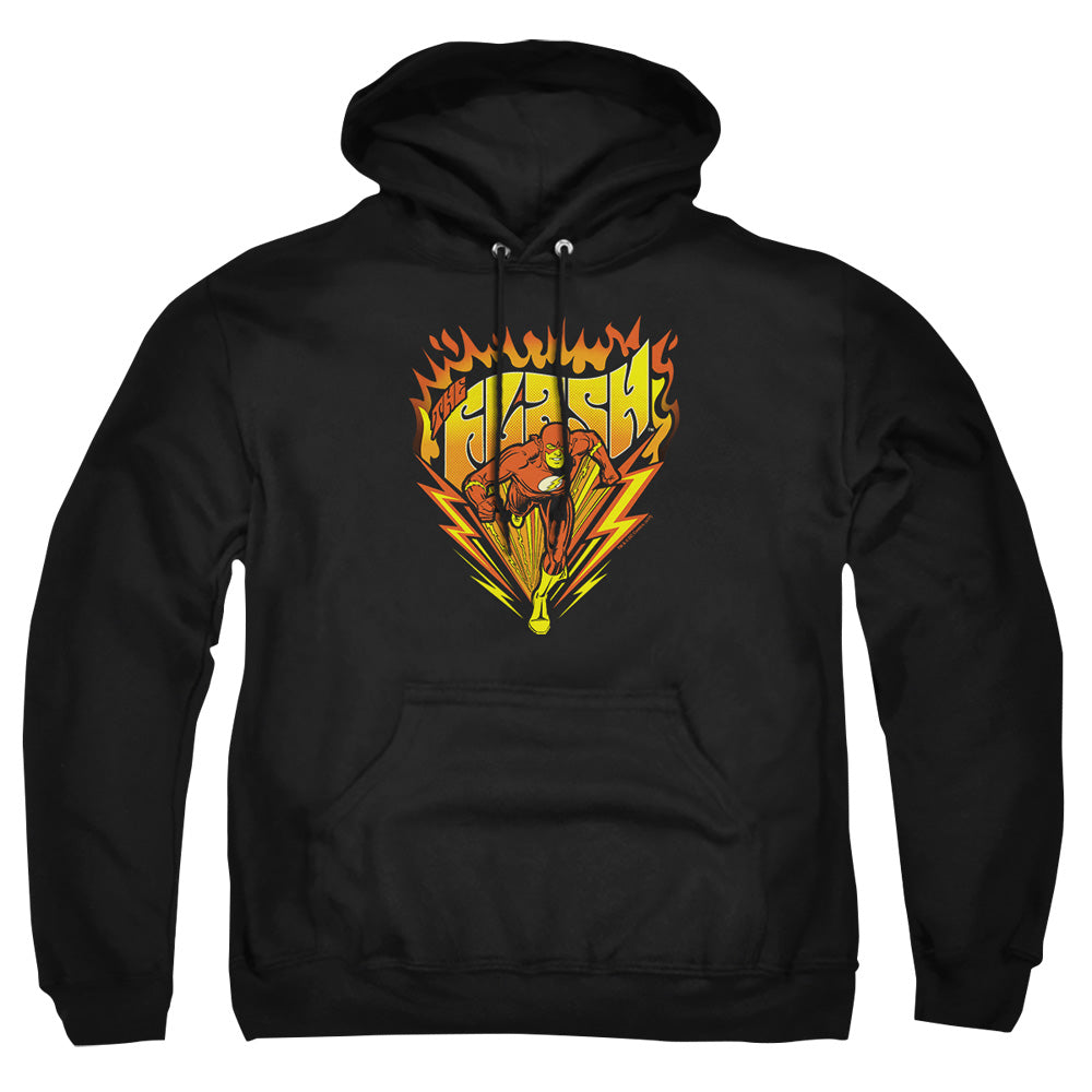 Dc Flash - Blazing Speed - Adult Pull-over Hoodie - Black