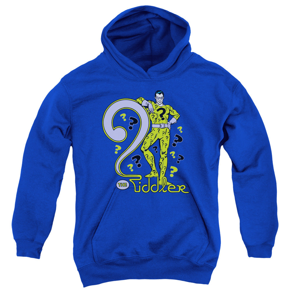 Dc - The Riddler - Youth Pull-over Hoodie - Royal