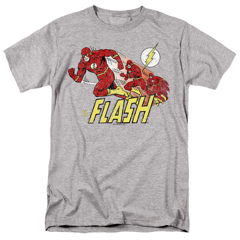 Dc Flash - Crimson Comet - Short Sleeve Adult 18/1 - Cardinal T-shirt